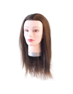 Tête malléable KARIN – Cheveux naturels 30/35 cm – Formation coiffure
