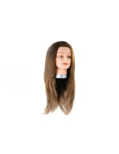 Tête malléable DIANE – Cheveux naturels 45/50 cm – Formation coiffure pro
