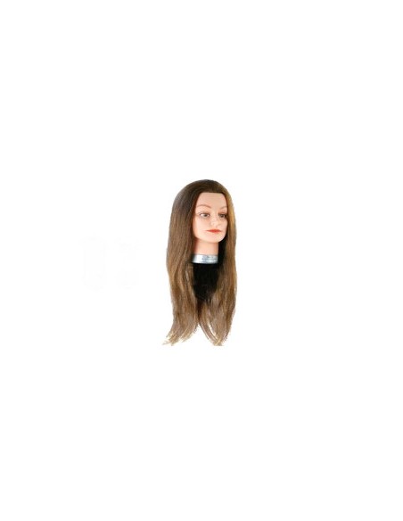 Tête malléable DIANE – Cheveux naturels 45/50 cm – Formation coiffure pro
